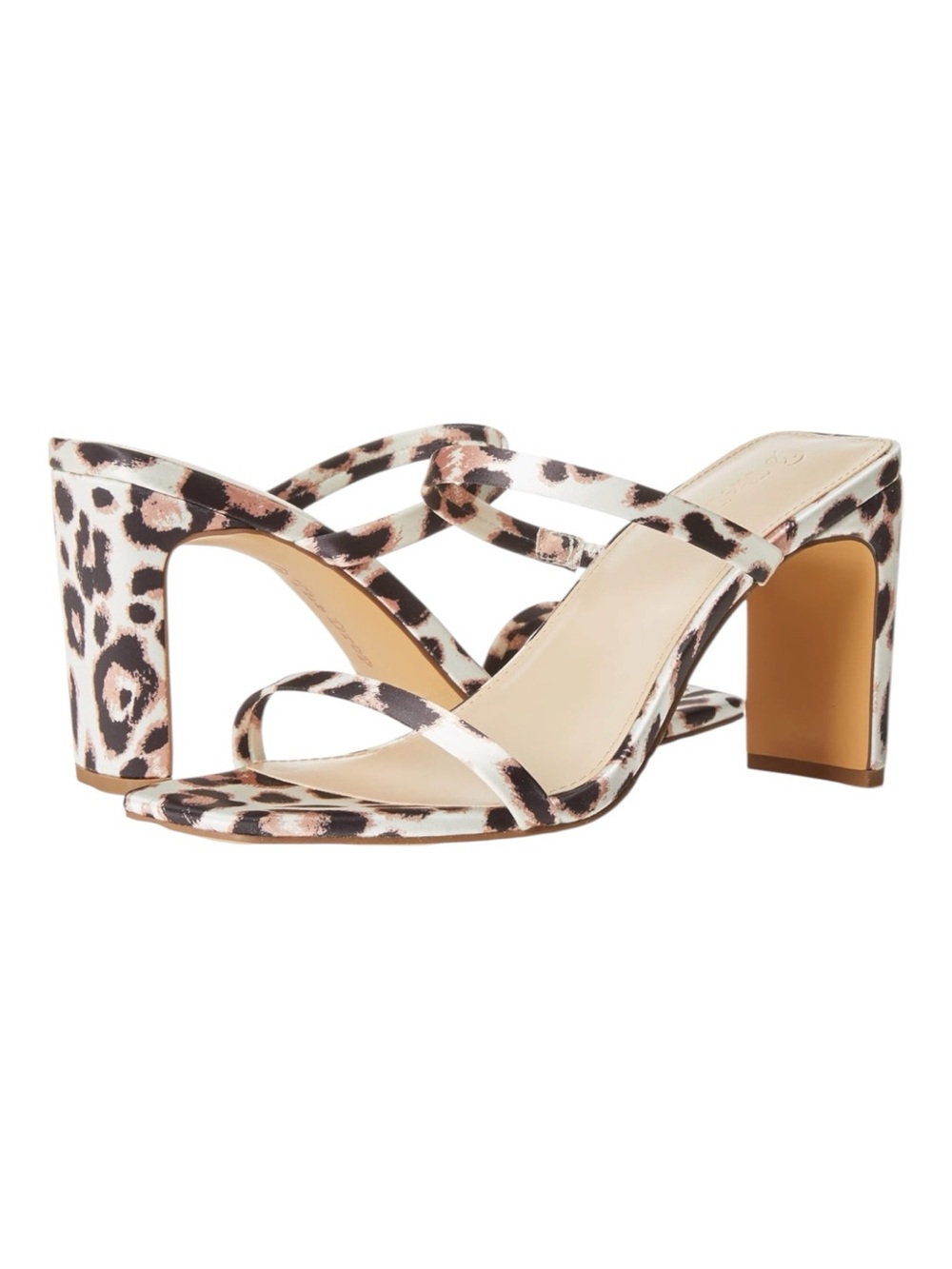 🆕 NWT The Drop Avery Leopard Print Block Heel Mules | Size 7.5